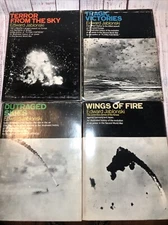 Edward Jablonski 1971 Airwar Series Complete Set Of 4 Volumes World War II