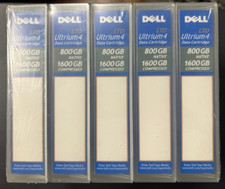 Dell LTO Ultrium 4 Data Cartridges 5 Pack 800GB Native/1600GB Compressed -NIB