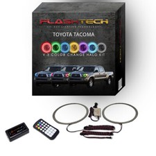 Rgb Multi Color Bluetooth Led Halo Kit For 2005-2011 Toyota Tacoma Headlights