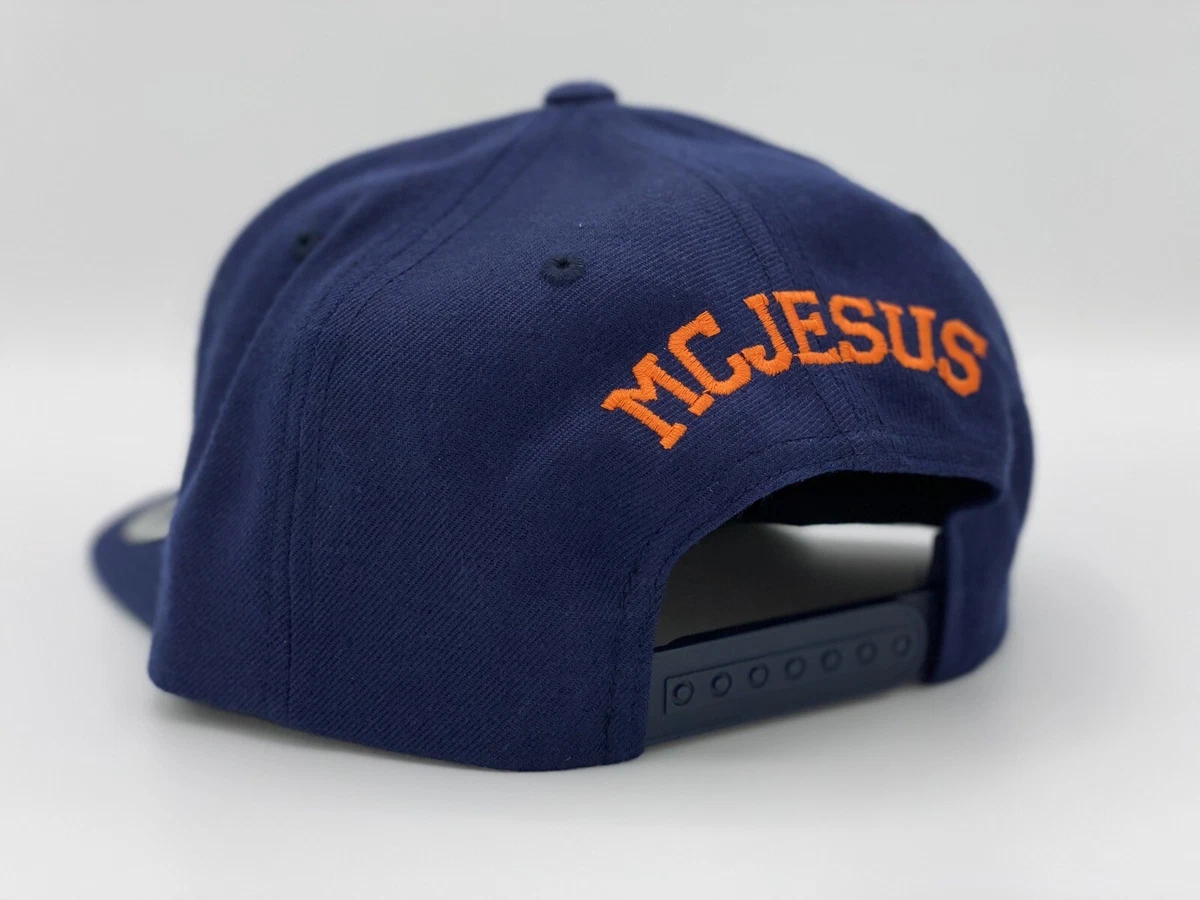 Edmonton Oilers Connor McDavid 97 MCJESUS Yupoong Snapback Hat