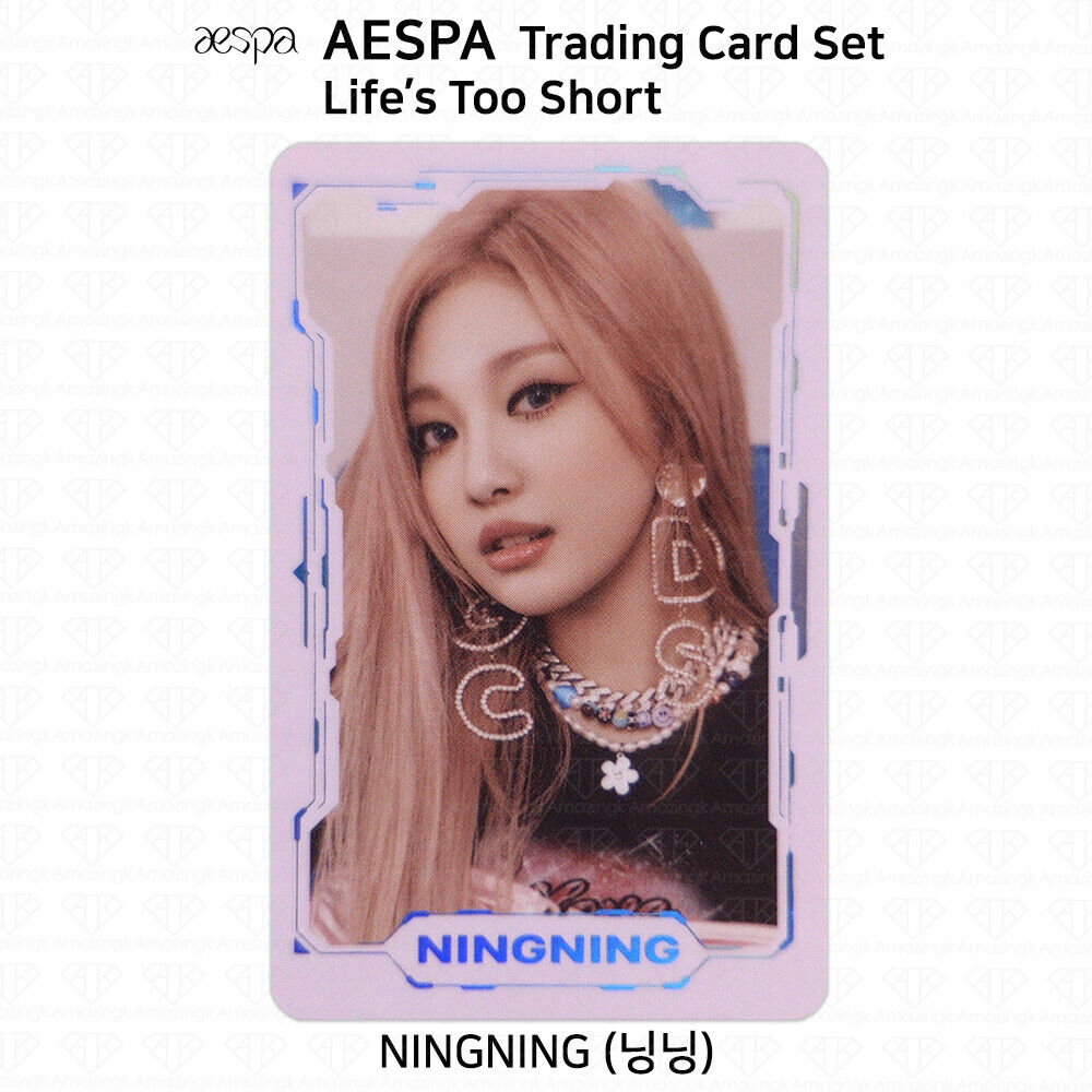 Aespa Girls Life is Too Short Trading Card Photocard Karina Winter Ningning  KPOP