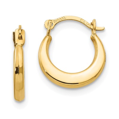 Echte kleine Creolen 14kt Gelbgold Madi K