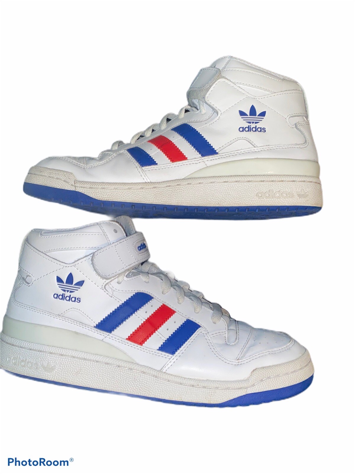 adidas forum mid triple white