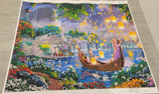 Completed Diamond Art Painting - Thomas Kinkade Disney's Tangled