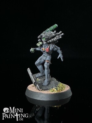 Warhammer 40k Astra Militarum CULEXUS Assassin Assassins Assassine Bemalt OOP GW