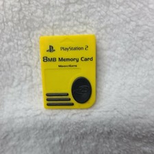 Nyko PlayStation 2 PS2 Yellow Magic Gate 8MB Memory Card PS-80516