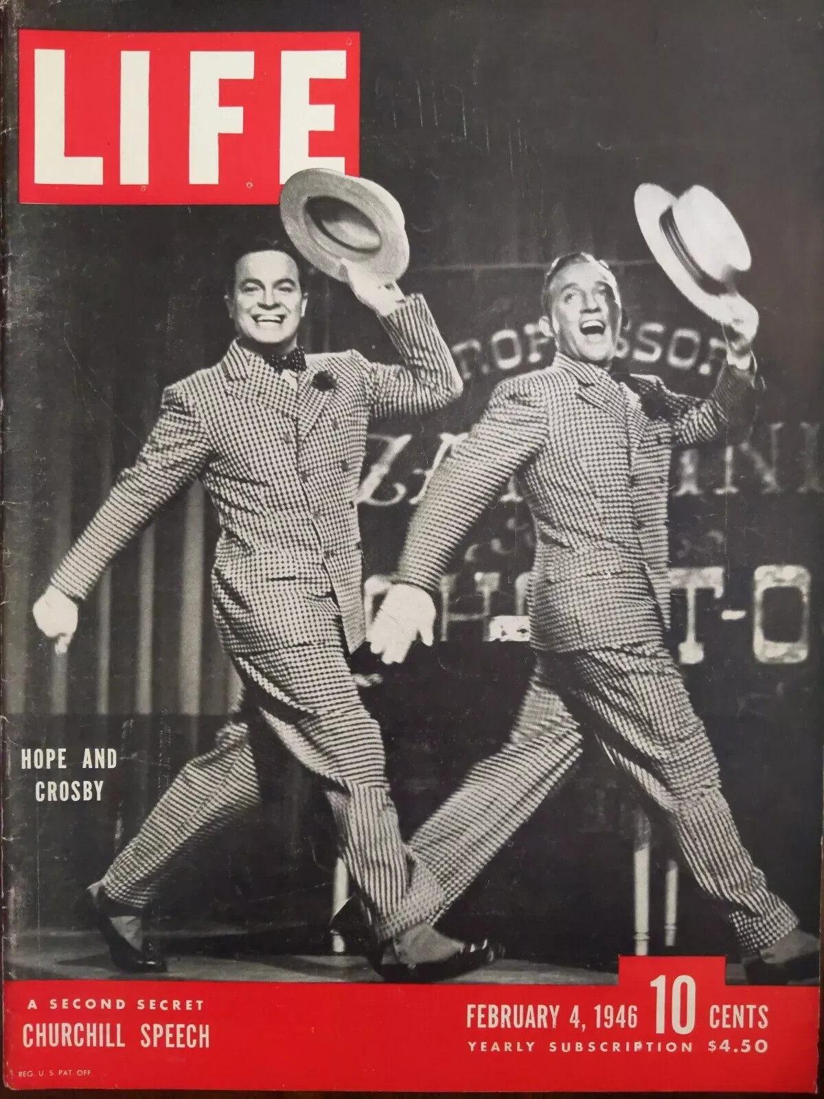 Life Magazine February 4 1946 Bob Hope And Bing Crosby