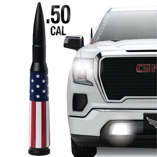 ECOAUTO 50 CAL BULLET ANTENNA FOR CHEVROLET SILVERADO 1500/2500/3500/GMC SIERRA - Bild 1 von 9