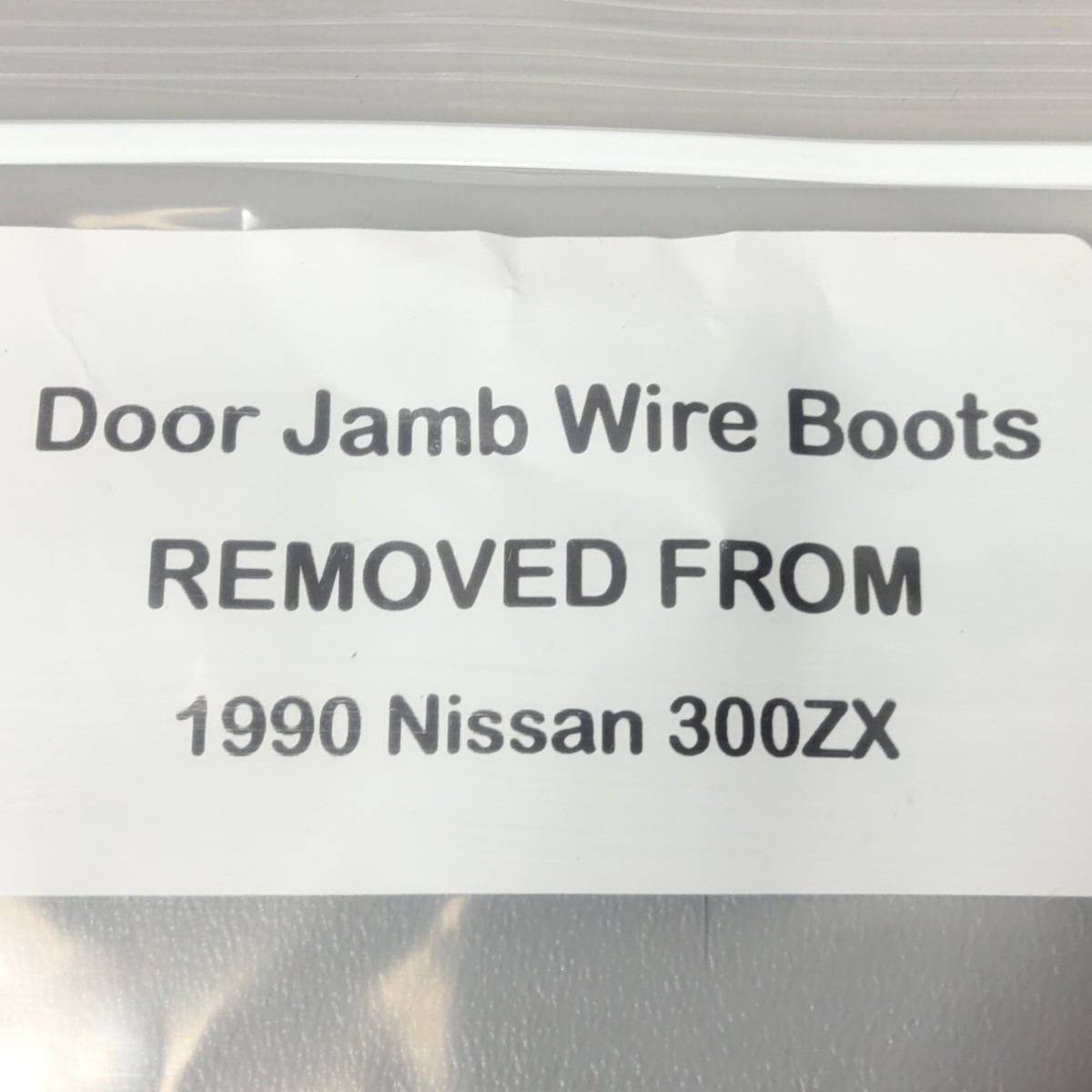 90-96 Nissan 300ZX Factory Original Black Rubber Door Jamb Wiring