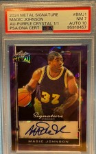 2024 Metal Signatures Magic - Johnson #BMJ1 PSA 7 /Auto 10