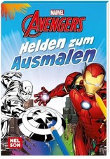 Marvel Avengers: Helden zum Ausmalen: Malblock für Kindergarten-Kinder ab 4 Jahr