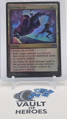 Go Ninja Go 2020 Wizards of the Coast Teenage Mutant Ninja Turtles Foil #0149