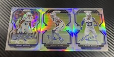 Colts Prizm Football Card Lot - Kenny Moore, Rock Ya-Sin & Xavier Rhodes Auto