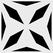 Wall Stencils for Painting Large Pattern 12" X 12", Reusable Large Floor Stencil