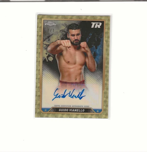 2024 Topps Chrome Boxing Guido Vianello Superfractor Auto #1/1