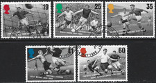 1996 Sg 1925/1929 European Football Championship FDC Cancellation Fine Used