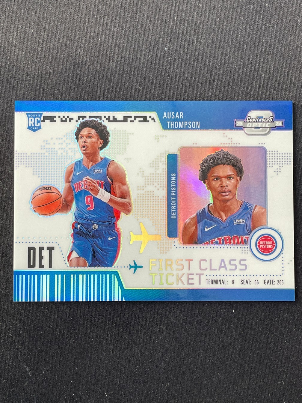 Ausar Thompson 2023-24 Panini Contenders Optic RC First Class Ticket #13