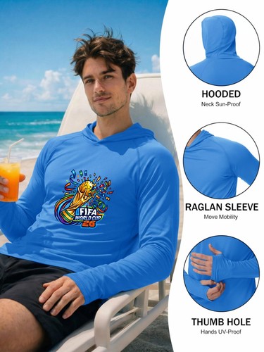 Outdoor Sports Sun Protection Shirt 2026 World Cup Fan Long Sleeve - Picture 5 of 8