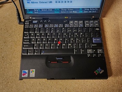 IBM ThinkPad X40 Laptop Intel Pentium M 1.5GHz 1.5GB RAM No HDD/OS