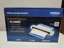 Brother Mobile Color Page Scanner, DS-620, Fast Scanning Speeds, Compact