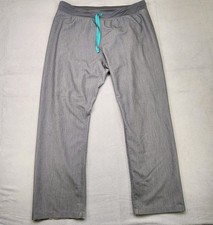 Figs Technical Collection Scrub Pants Men's XL Gray Straight Stretch Medical
