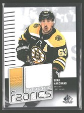 2022-23 SP Game Used #AF-BM Brad Marchand Authentic Fabrics Boston Bruins