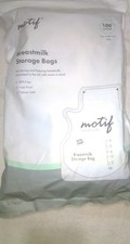 Motif Medical Breastmilk Storage Bags 8 oz Single Use Bags 100 Count New in Bag