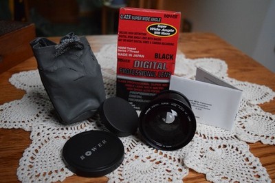 Bower .42X Super Wide Angle Lens 46mm Macro High Speed Auto Focus Lens With Case