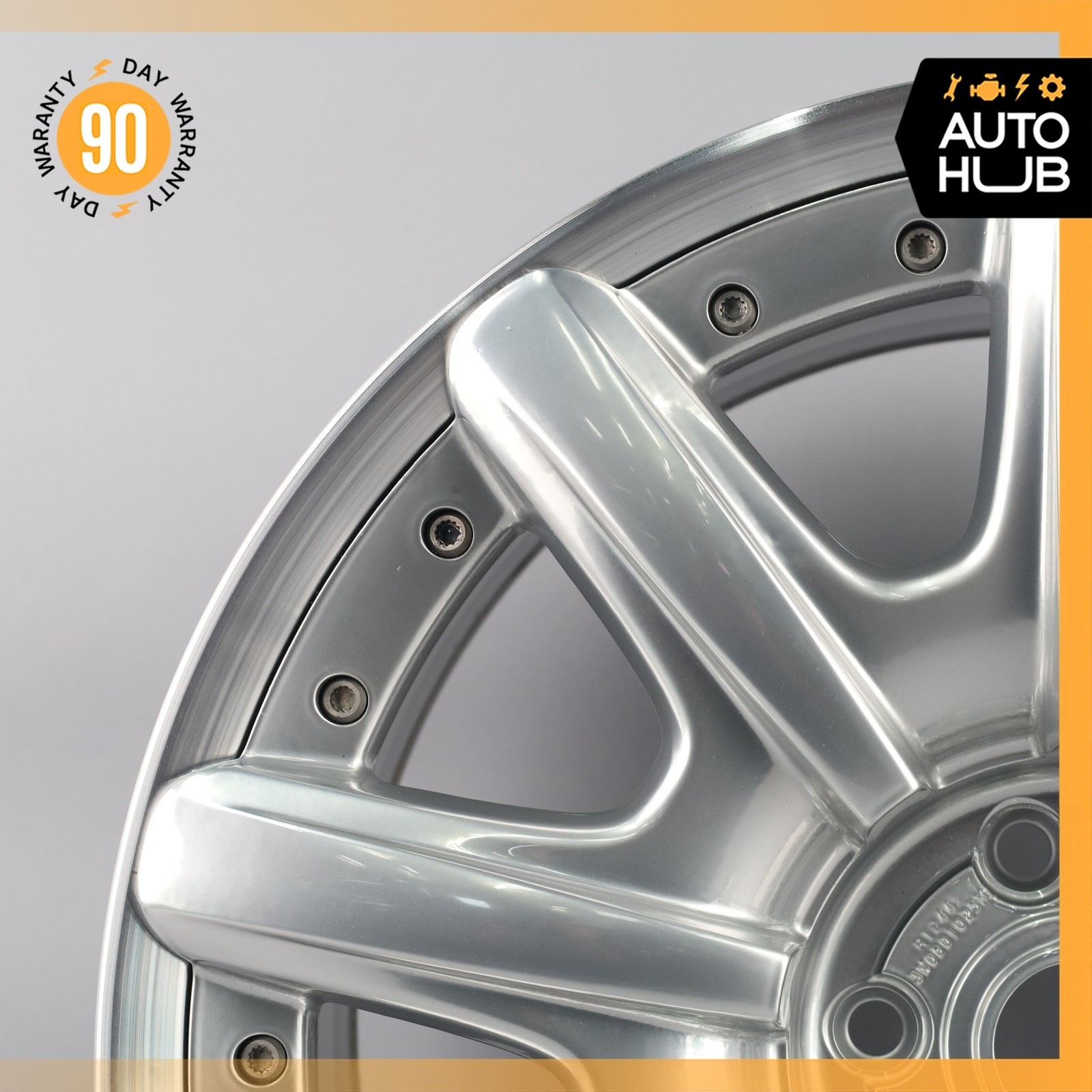 Bentley Continental GT GTC 9 x 19 19" Wheel Rim Silver 3W0601025K OEM