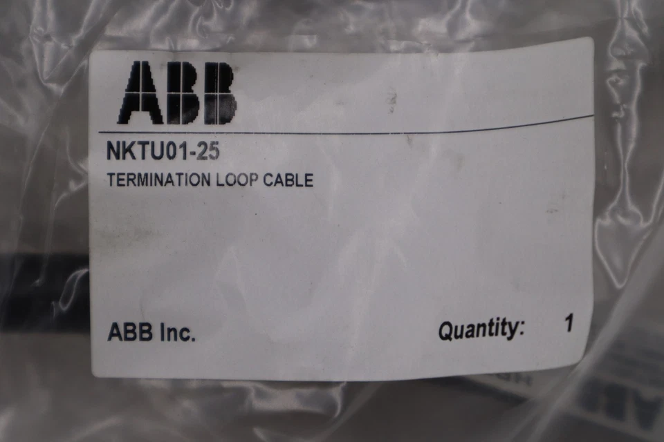 NEW ABB ASEA BROWN BOVERI NKTU01-25 / NKTU0125 CABLE STOCK 1858CC - Image 3 of 3