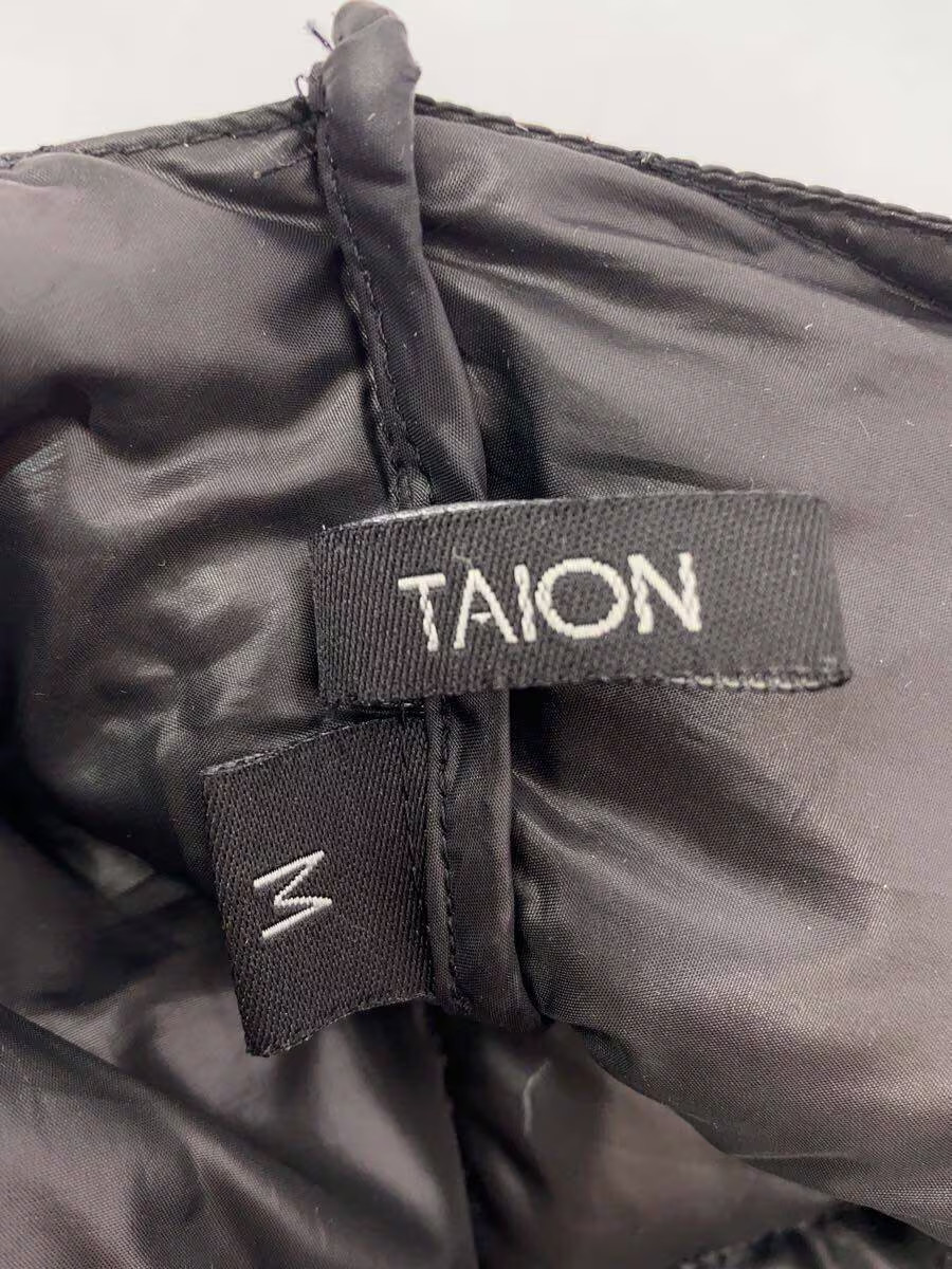 TAION Down Jacket Nylon Black Solid Color - image 3