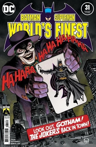 Batman Superman Worlds Finest #31 Cvr F Johnson Batman 85th Ann Var DC Comics
