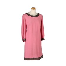Abito Vintage Rosa Confetto Taglia M Sartoriale - Italia