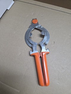Vintage Western Germany Leifheit Screw Lid Glass Opener Universal Orange