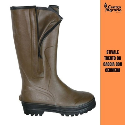Stivali TRENTO in gomma alti per uomo da caccia pioggia impermeabili 42 43  45 46