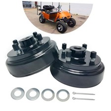 Golf Cart Brake Drum Assembly Kit with 30 Splines 2 Pack Without Nuts