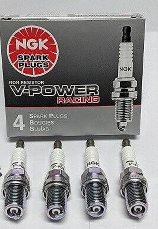 NGK 2405 R5673-6 Racing Spark Plug - Set of 4