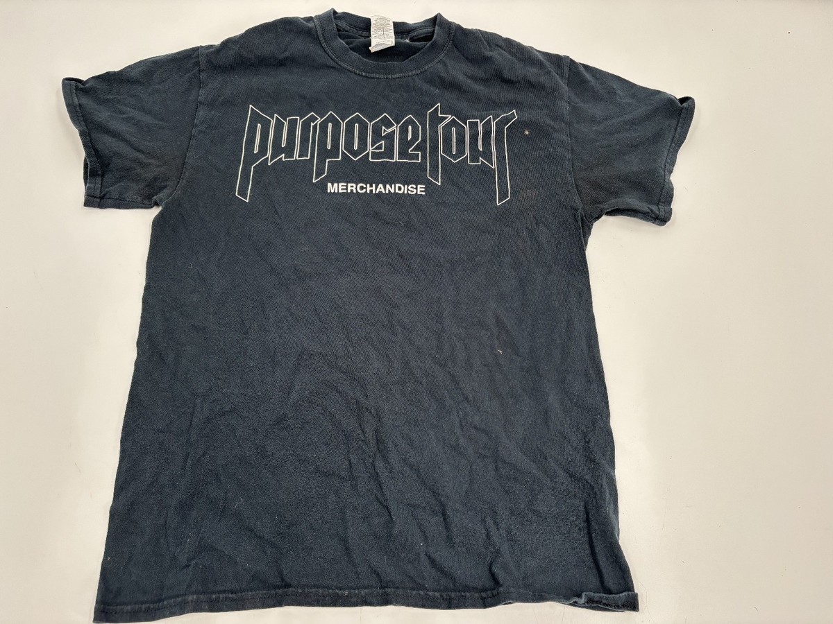 Justin Bieber Purpose World Tour T Shirt M Medium Merchandise Gildan View 2