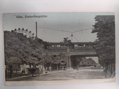 Ansichtskarte aus Wien (Prater) - gelaufen 1913