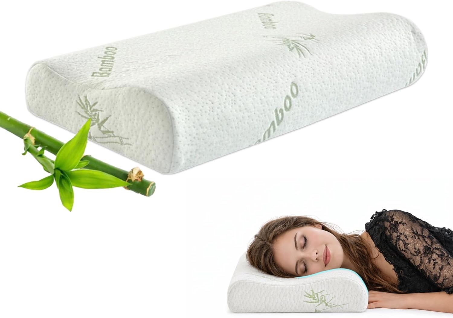 Miglior Cuscino Cervicale Memory Foam 2 in 1 | Supporto Collo Ergonomico