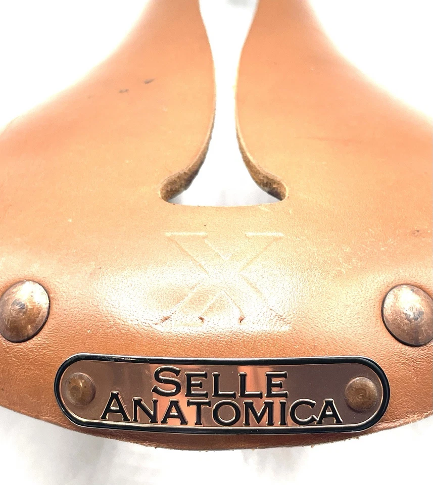 Sillín de cuero Selle Anatomica X hecho en EE. UU. Foto 2 de 4