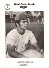 1975 West Palm Beach Expos Sussman #7 Roberto Ramos - NM Baseball Card