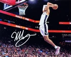 VICTOR WEMBANYAMA - SAN ANTONIO SPURS - SILVER Autographed 8x10 Photo w/COA