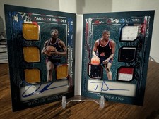 2025 Leaf Glory of the Game Used Dual Jersey Auto Dennis Rodman Joe Dumars #/5