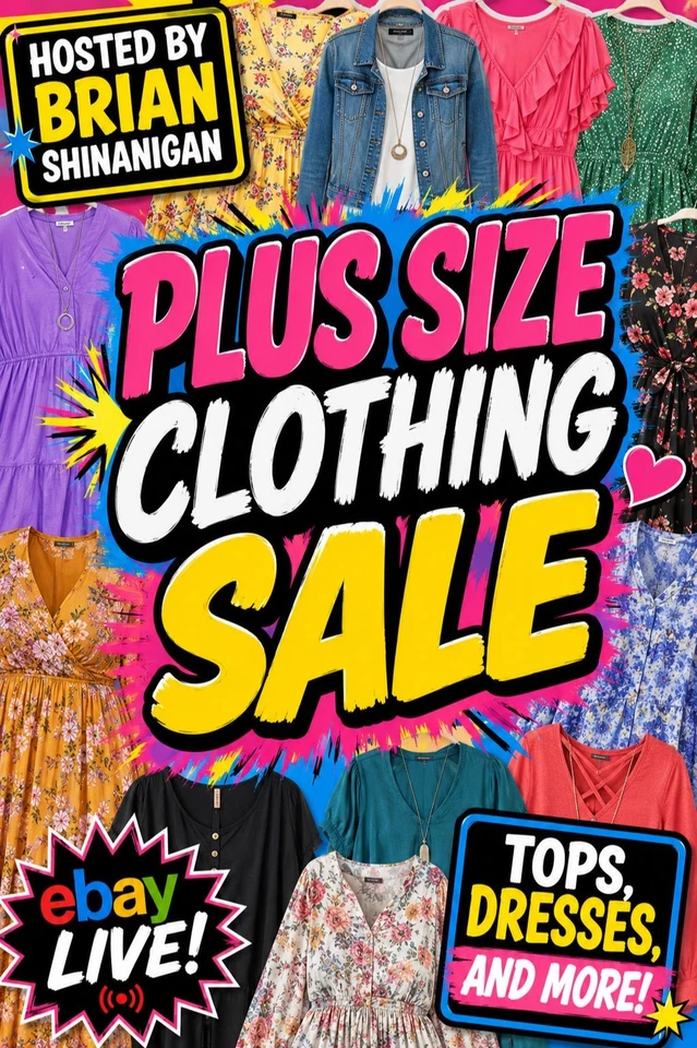 Plus Size Clothing Sale - Dresses, Tops, & More - All Sizes - Combined Ship