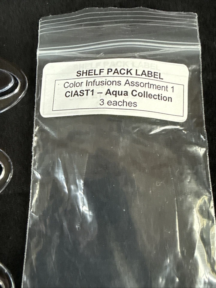 DMC Color Infusions Aqua Collection Silky & Sparklers 5 Yards Each NOS - Image 2 of 4