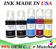 VC Refill Ink Bottle Replacement non-OEM t542 542 for ET-5800 ET-5850 ET-16650