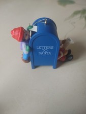 Hallmark Christmas Ornament 1997 Letters to Santa Mailbox Letter Small Boy