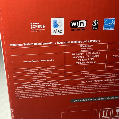 Canon Pixma MG-3022 All-In-One Inkjet Printer Mobile Device Wireless NEW In Box - Picture 3 of 7