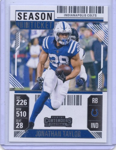 2024 Panini Contenders - Season Ticket Jonathan Taylor #43 Indianapolis Colts - Picture 1 of 2